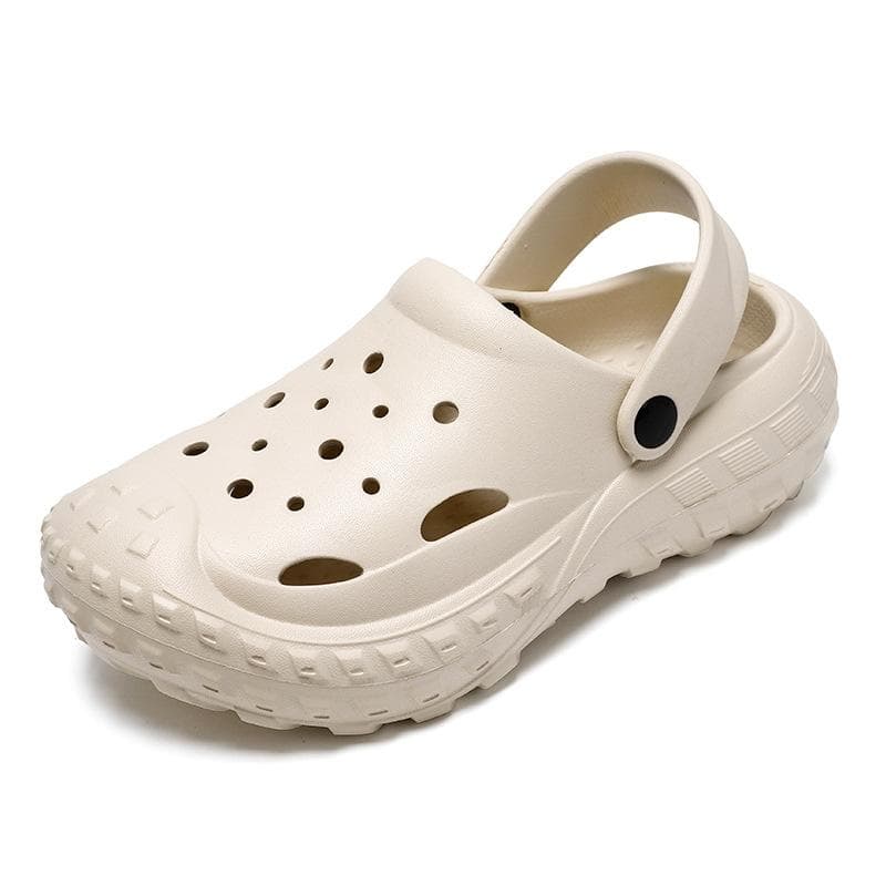 Summer Men's Anti-skid Light Hole Shoes Men's Sports Casual Beach Slippers Breathable Shoes Men Sandals Simple and durable 40