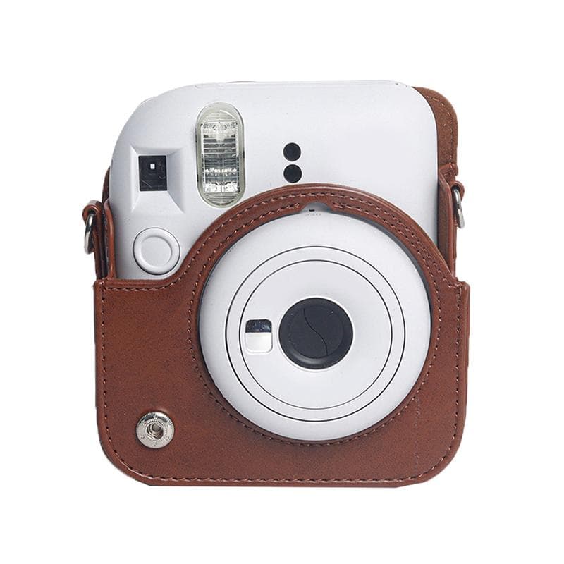 For Instax Mini 12 Case Camera Bag Pu Leather Camera Case With Shoulder Strap