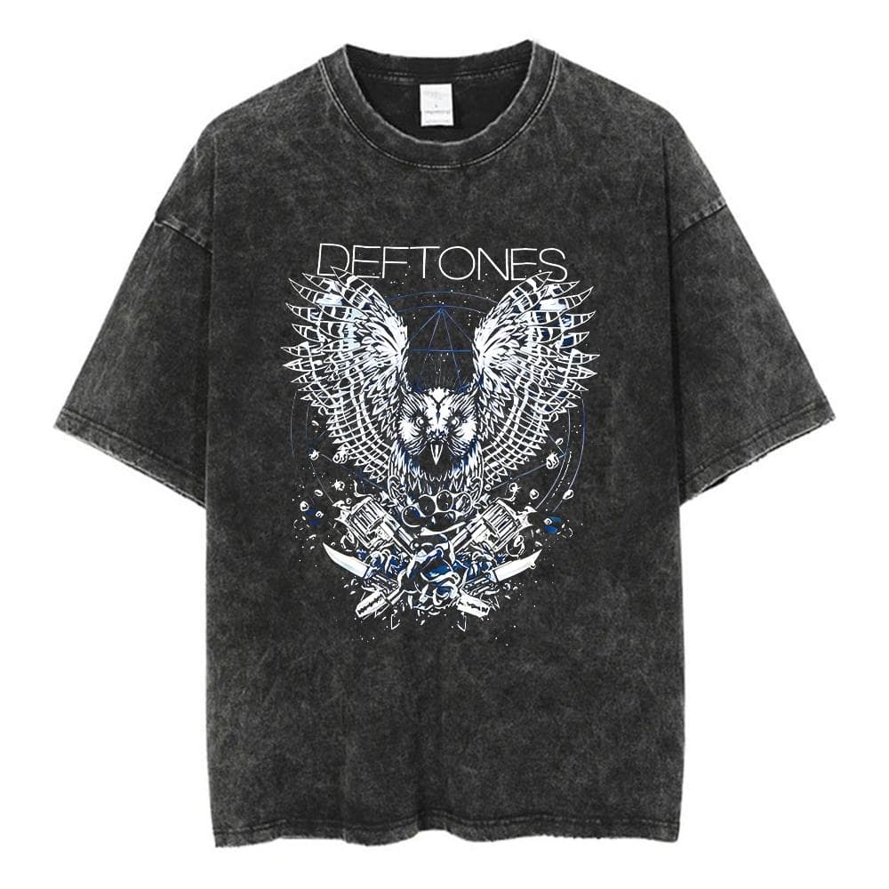 Deftones Band-Diamond Eyes Music Album Cover T-Shirt Metal Rock Clothes Cotton Vintage Short Sleeve Tees Tops L
