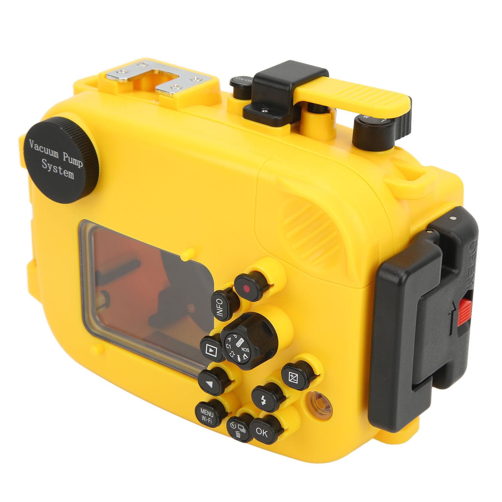 60M197FT Waterproof Case Underwater Camera Housing Shell with Hand and Shoulder Strap for Olympus