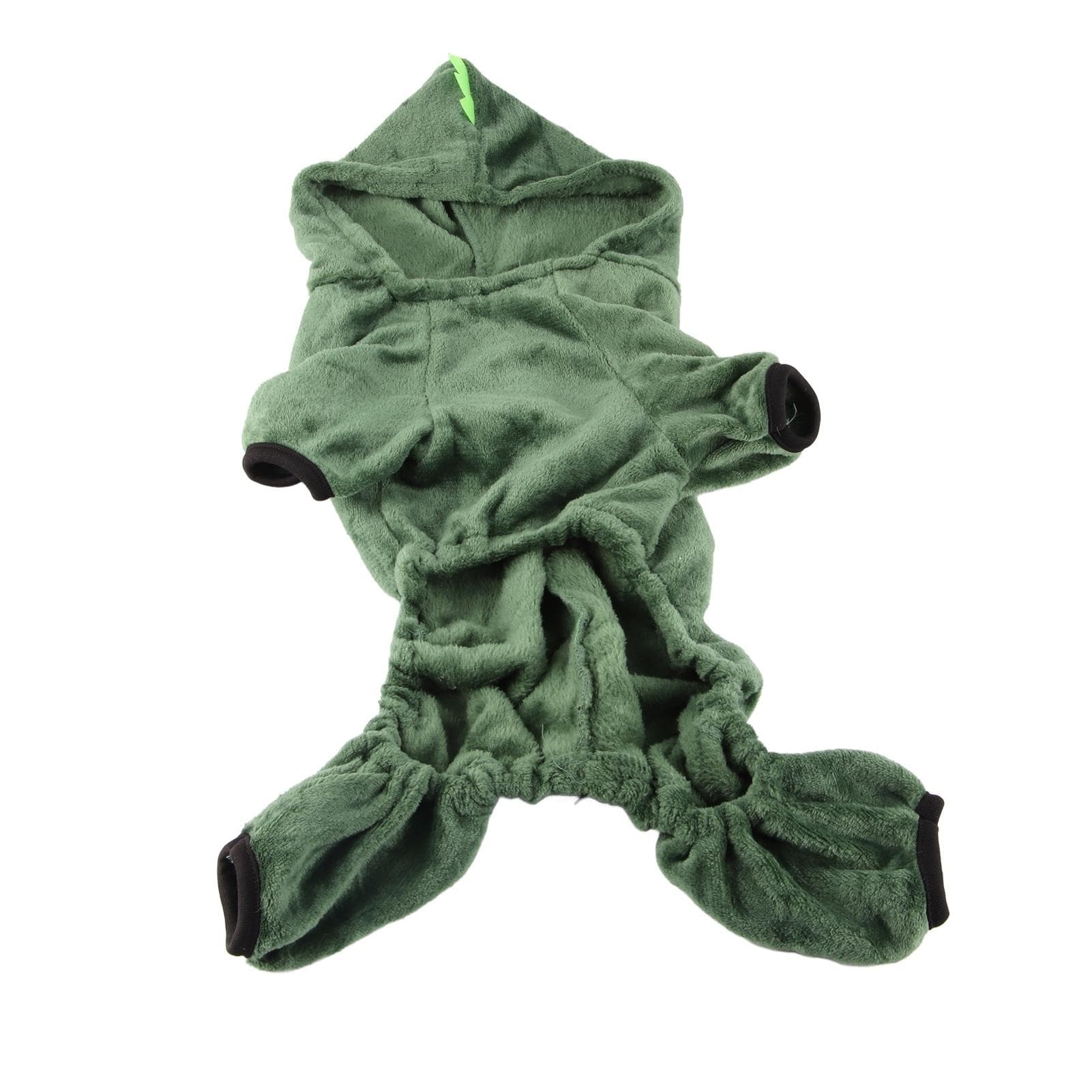 Dog Dinosaur Costume Fashion Cute Warm Fluffy Hoodie Puppy Winter Outfits for Dogs Cats Pets S M