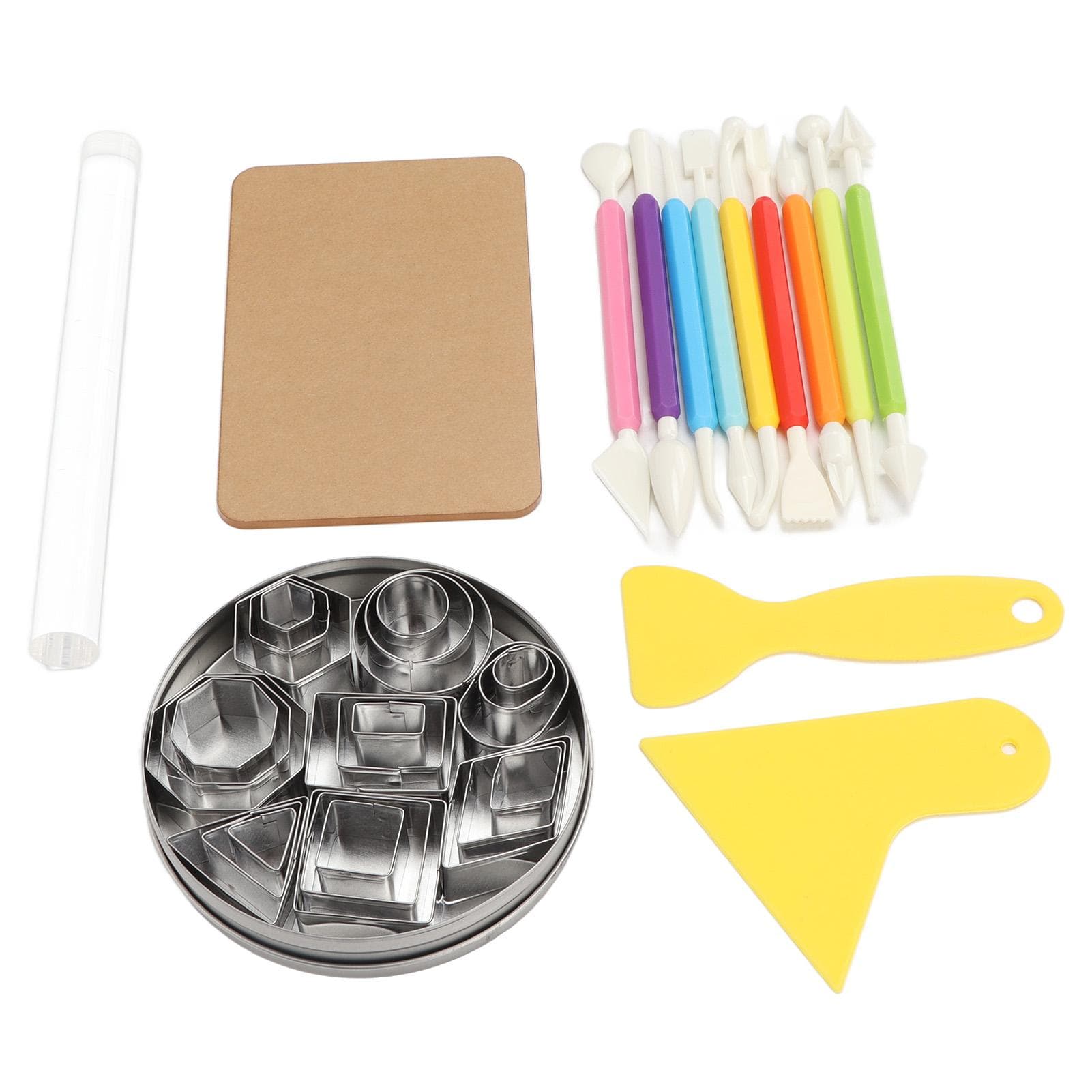 38Pcs Pottery Clay Sculpting Tools Double Sided Complete Tools Modeling Clay Tools with Wooden