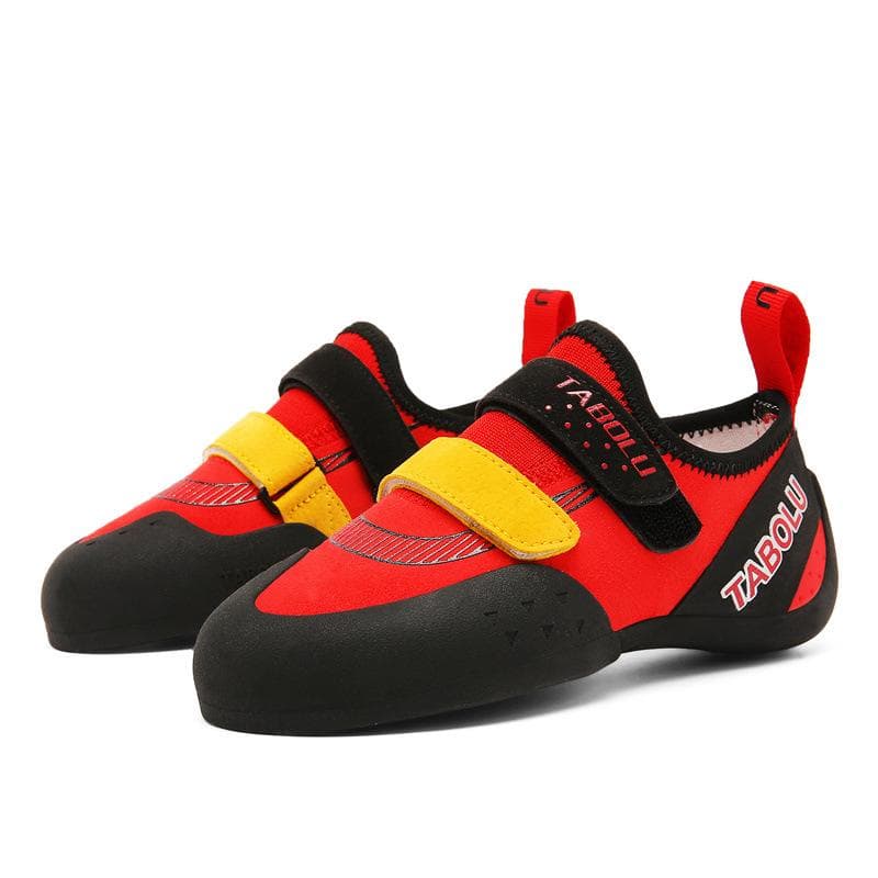 New Children Climbing Training Shoes Outdoor Mountaineering Leisure Sneakers Four Seasons Safety Foot Protection Climbing Shoes 38