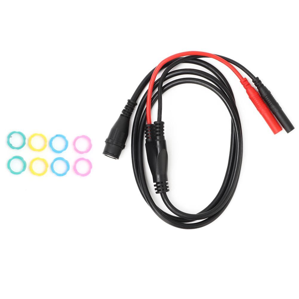 P1206 BNC Male Plug to Straight Banana Plug Coaxial Cable Oscilloscope Test 100cm