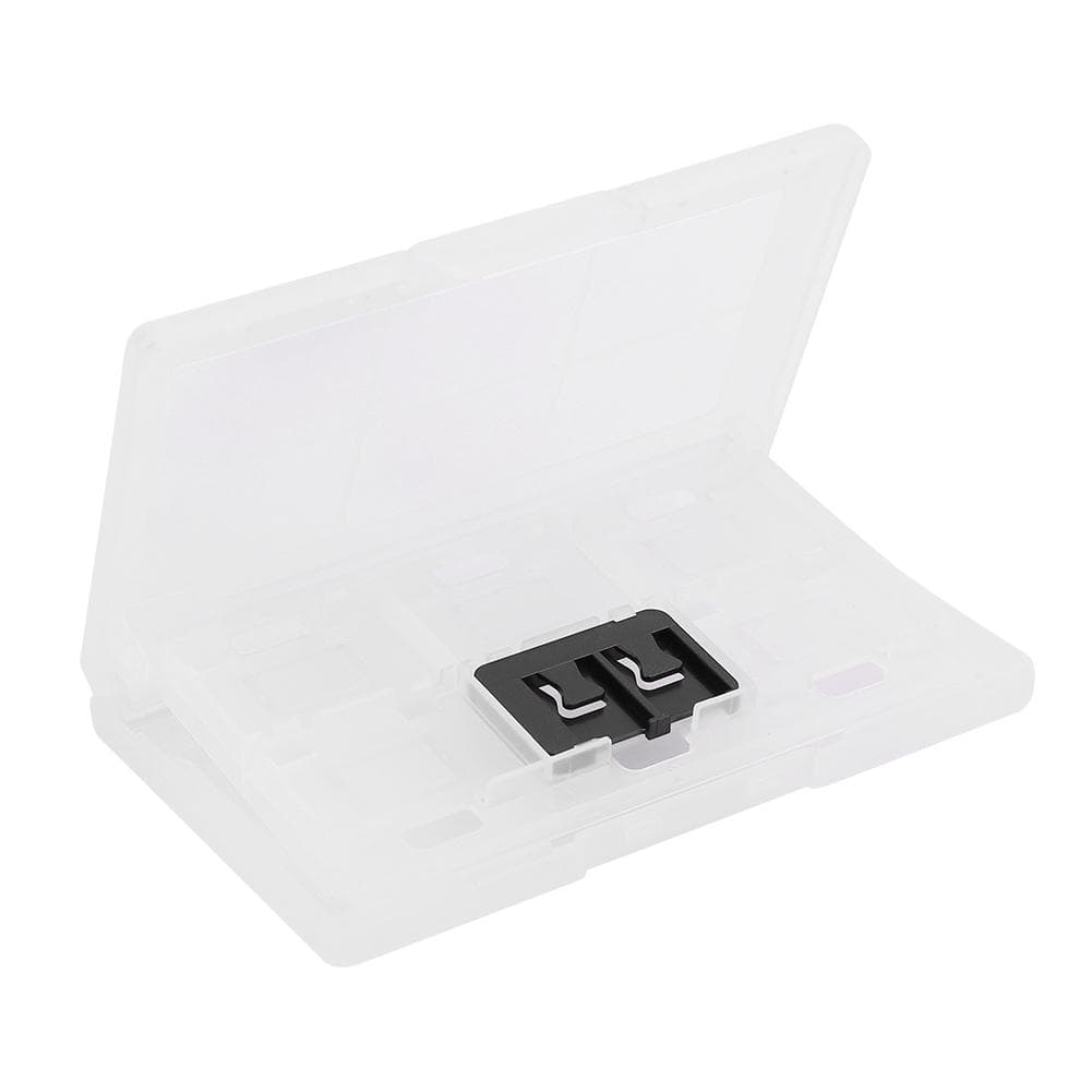 12‑In‑1 Game Card Case Anti‑Dust Protective Storage Box Hard Shell Fit for white