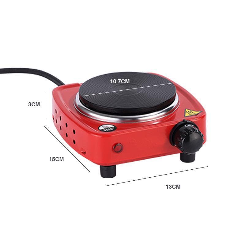 Electric Ceramic Moka Pot and Tea Maker - Mini Electric Stove red red