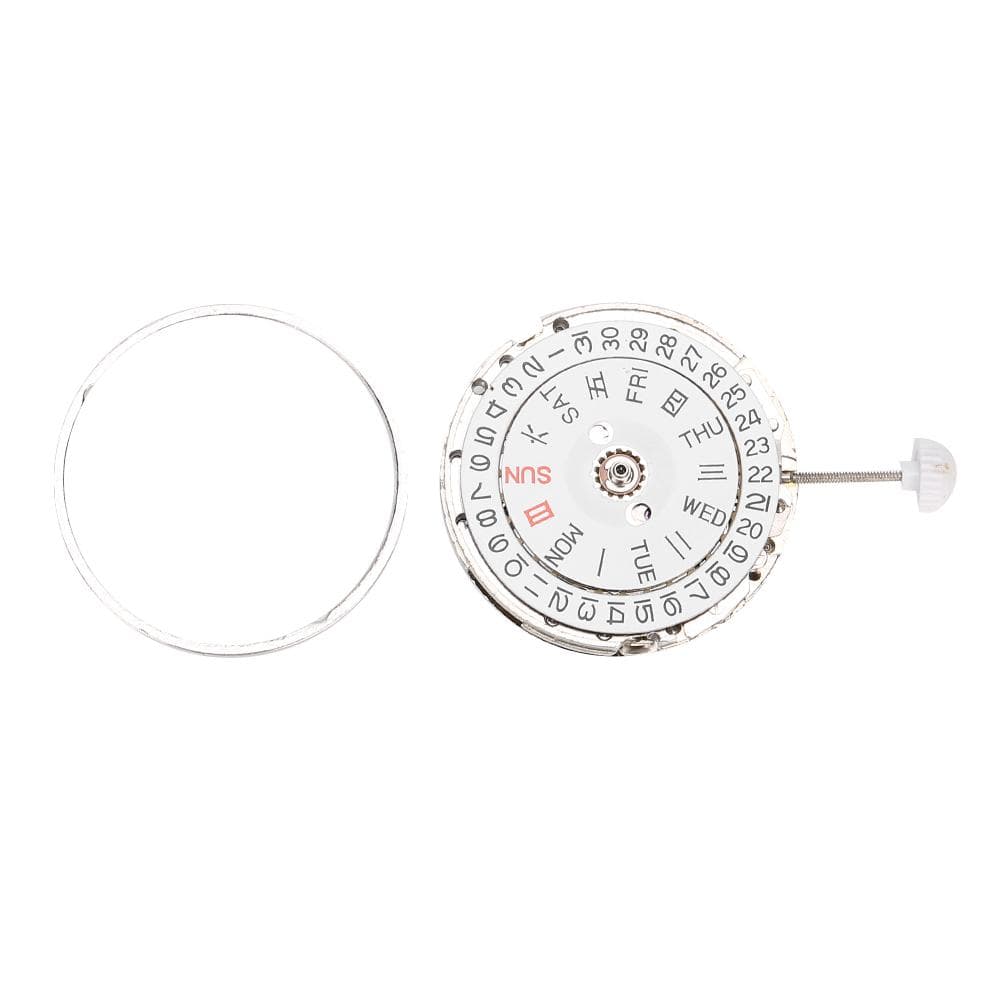 Watch Movement with Double Calendar Three Needle for 8205 Movement WatchGold gold
