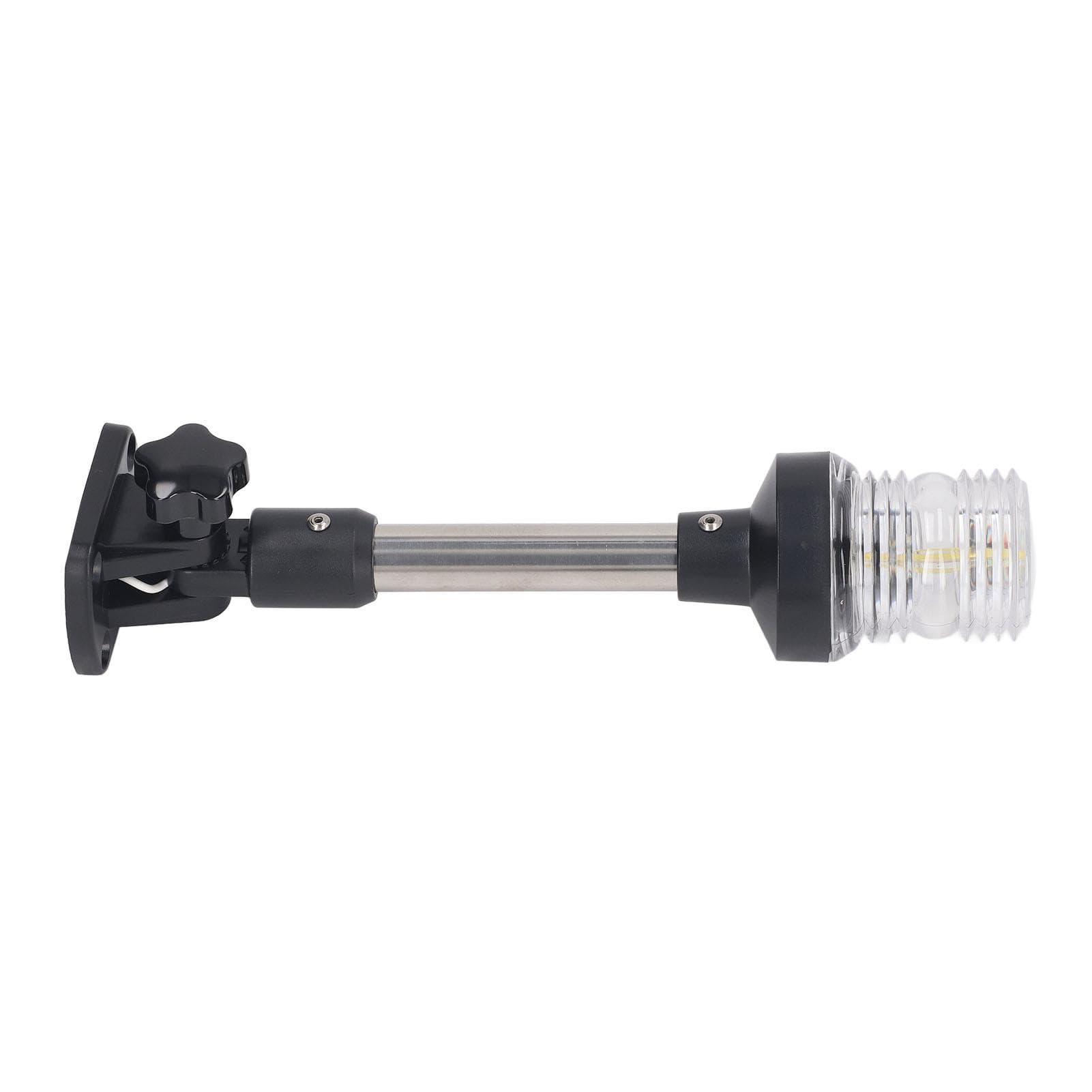 9in White LED Fold Down Boat Stern Navigation Light IP66 Waterproof Boat Anchor Light 12V 24VDC