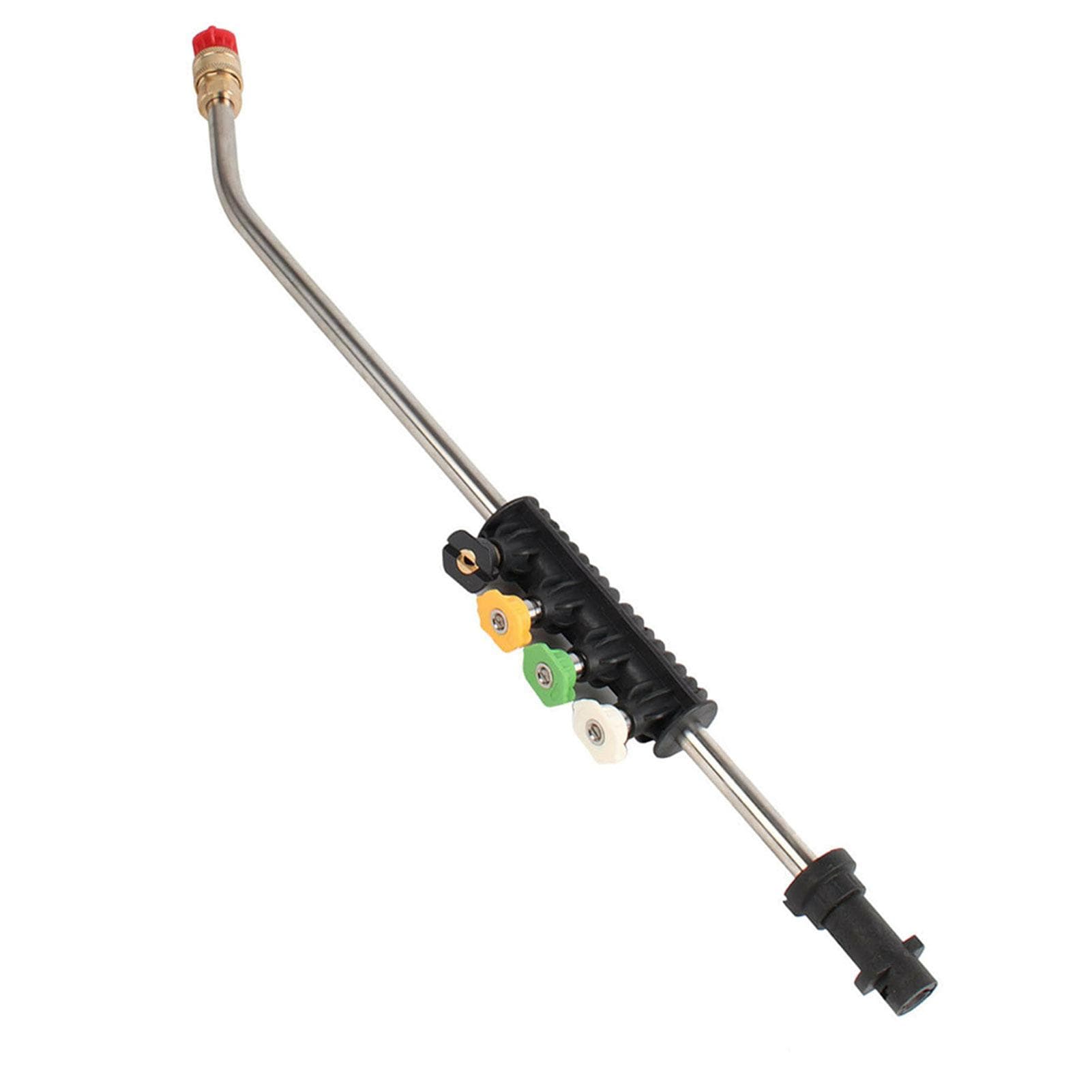 Pressure Washer Spray Jet Lance Wand+5 Nozzle Tips Replacement for Karcher K1 K2 K3 K4 K5 K6 black
