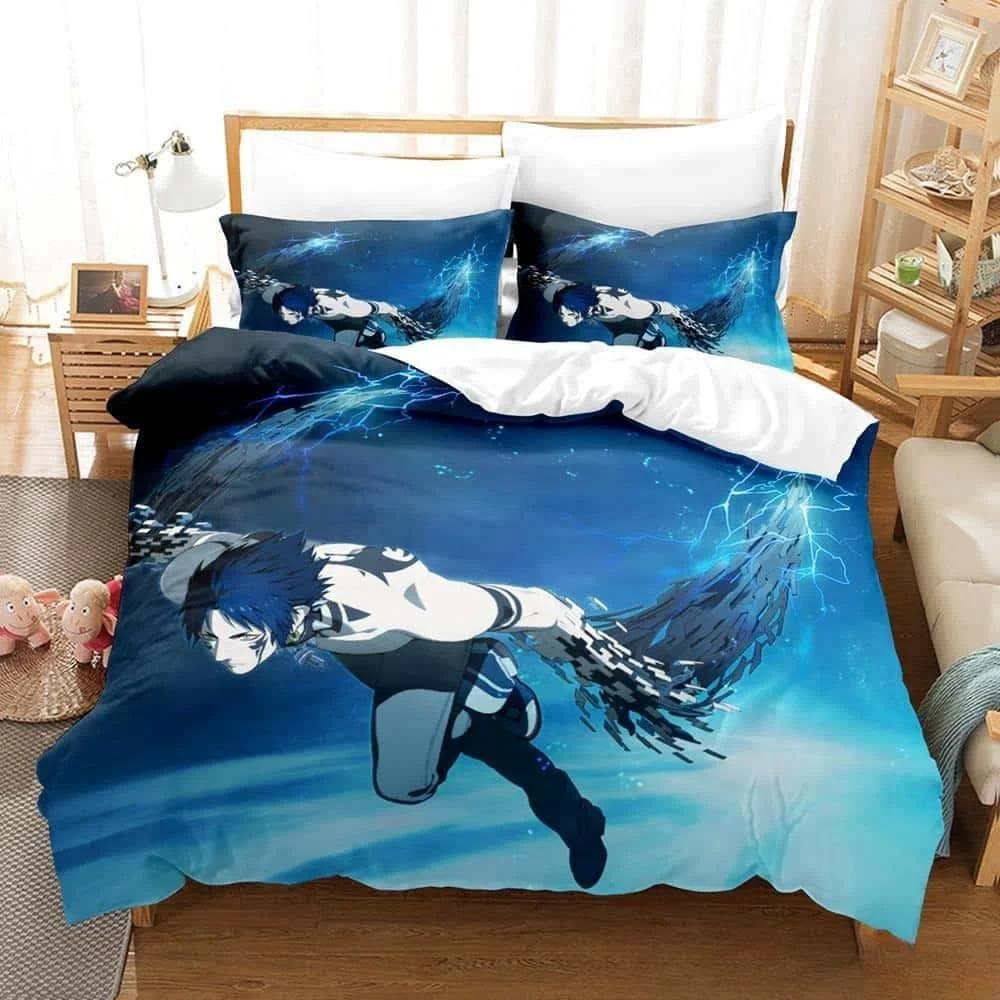 New 3D Print Anime Bed DRAMAtical Murder Bedding Set Single Twin Full Queen King Size Bed Set Adult Kid Bedroom Duvet cover Sets 70x133cm 2pcs