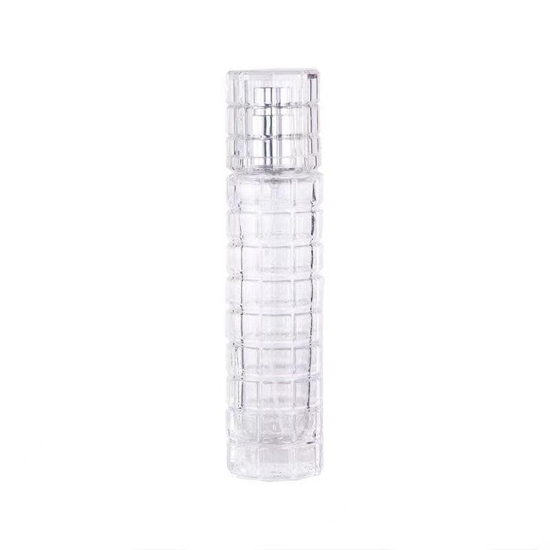 30ML Perfume Bottle Portable Large Capacity Container Pressing Glass Empty Bottle Premium Spray Refillable Bottle silver