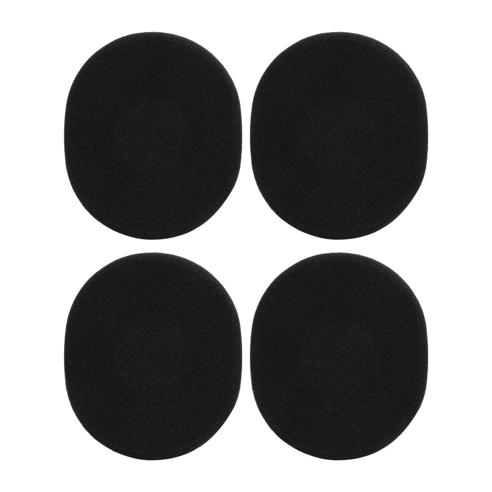 2Pair Headset Ear Cushions Replacement Headphone Ear Cover Pad for Logitech H800Black