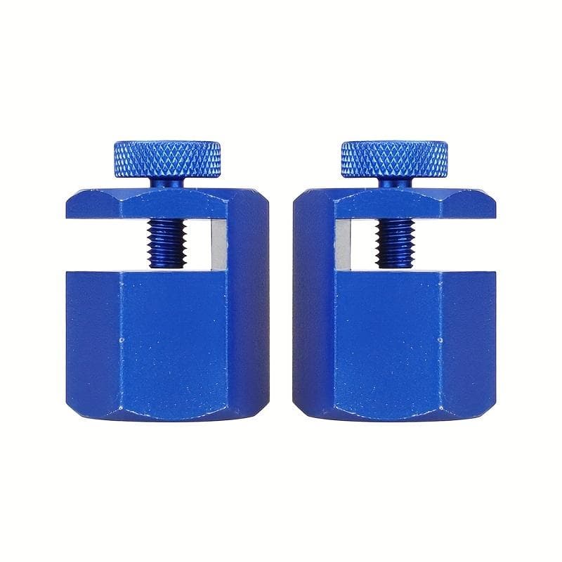 2pcs New Right Angle Ruler Auxiliary Clip, Stair Gauge for Woodworker, Engineer blue