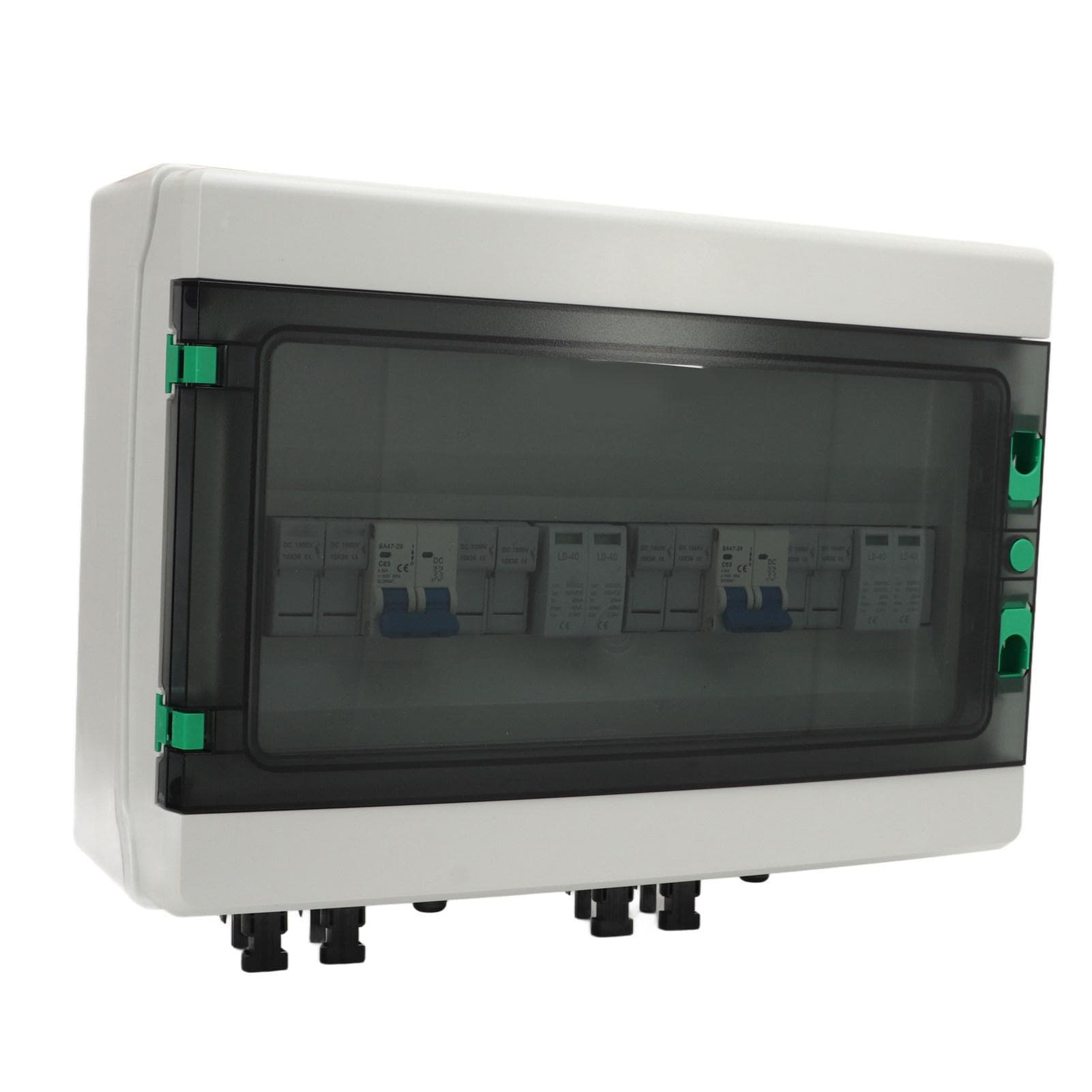 4 in 2 Out PV Solar Combiner Box DC1000V IP65 Wall Mounted Photovoltaic Combiner Box