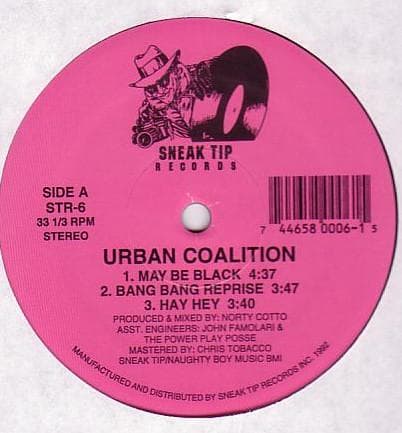 12inch Record URBAN COALITION - May Be Black STR6 SNEAK TIP 1992 US Dance & Electronica Used