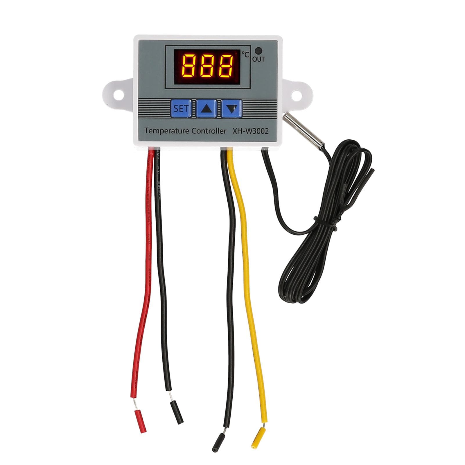 Electronic Temperature Controller LED Display Thermostat Module Temperature Temp Control Module XH-3002 12V 120W white