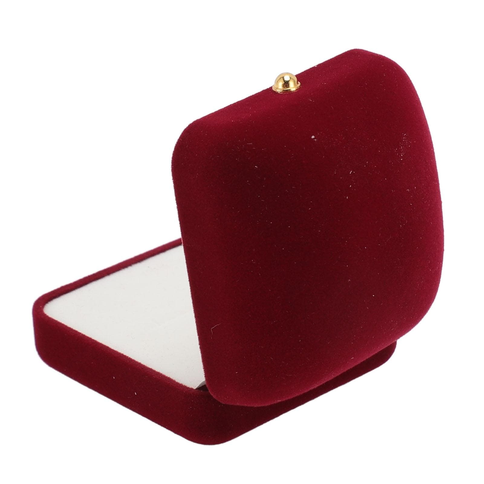 Velvet Jewelry Box Stylish Elegant Velvet Travel Jewelry Case for Engagements Wedding Birthdays and