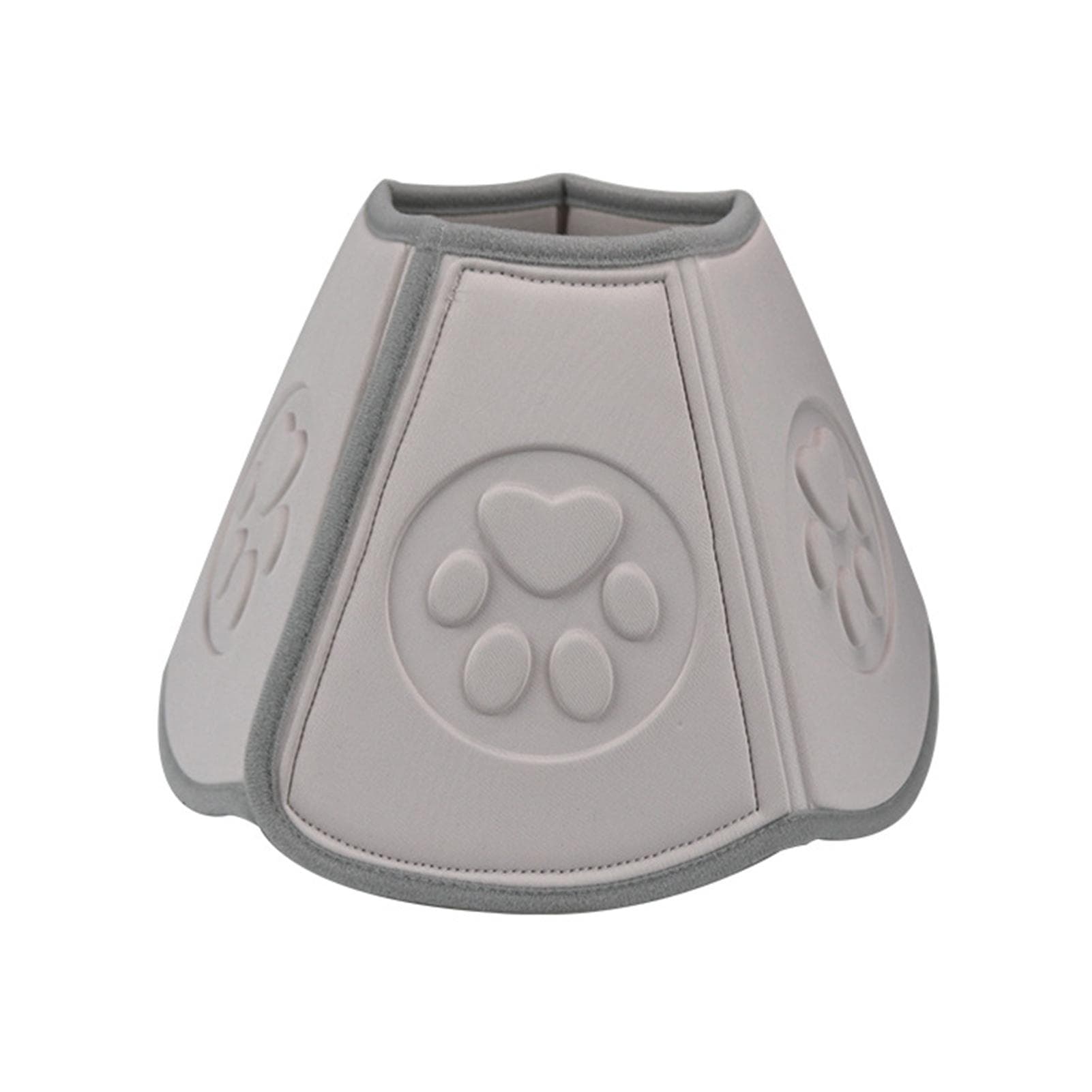 Dog Cone Collar Dog Recovery Protective Collar for Pet Dog Cat Anti-Bite Lick Wound Healing S grey