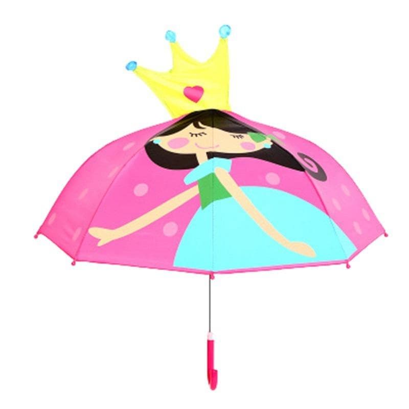 Cartoon Kids Umbrella with 3D Ears