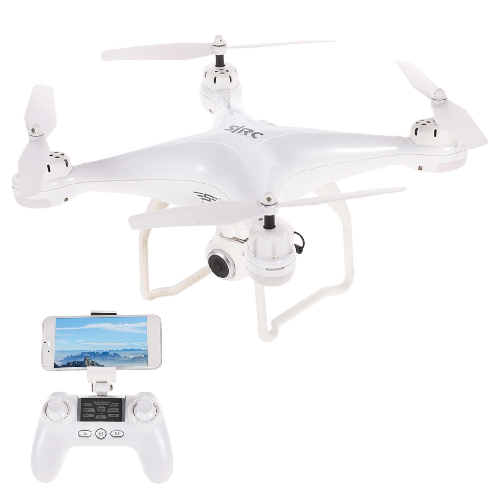 SJ R/C S20W1080P(GPS) FPV Adjustable 1080P HD Camera Wide Angle RTF Double GPS Positioning Altitude 1080P white