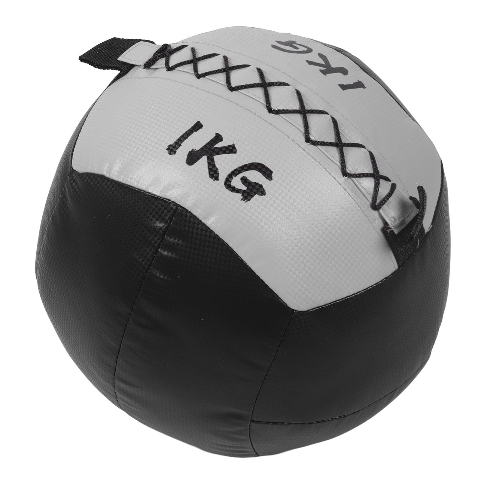 Weighted Wall Ball 2.2lb 1KG PU Leather Soft Exercise Fitness Weight Ball for Strength Stretch