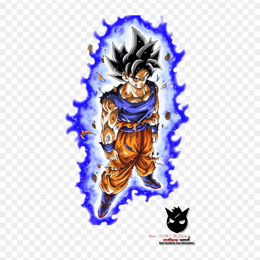 Patches For Clothes Bag Iron On Thermal Stickers Goku Ultra Instinct Sign Goku Super Saiyan Pattern Washable Heat Transfer