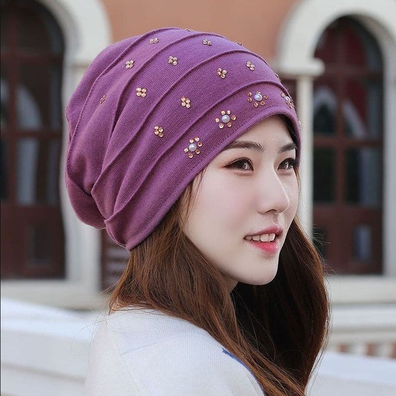 Warm Knitted Yarn Bucket Hat for Women In Winter Simple and Fashionable Cold Resistant Fisherman Hat one size