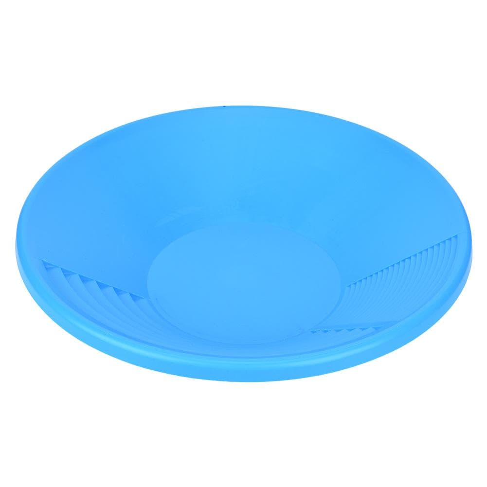 Plastic Blue Gold Pan with Dual Riffles Gold Washing Tool for Panning Mining Dredging