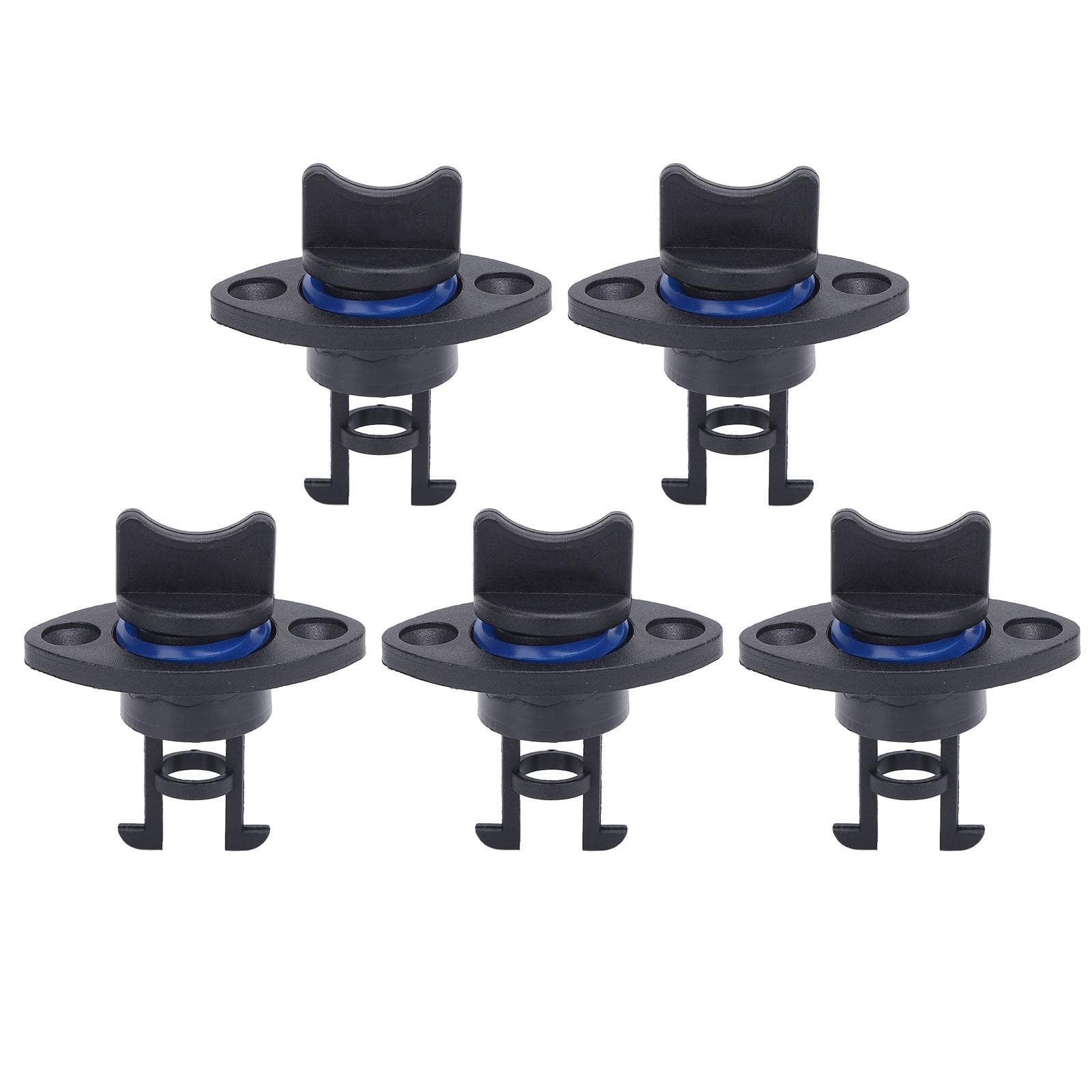 5 Pcs Boat Drain Plug Universal Drain Plug Kit Nylon Water Proof Prevents Leakage Boat Plug with 10