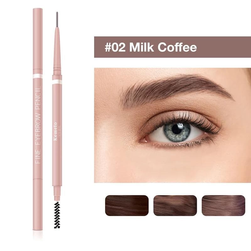 1.5mm Ultra Fine Double-Ended Eyebrow Pencil Waterproof Sweat-proof Long Lasting Professional Eye Makeup Cosmetics
