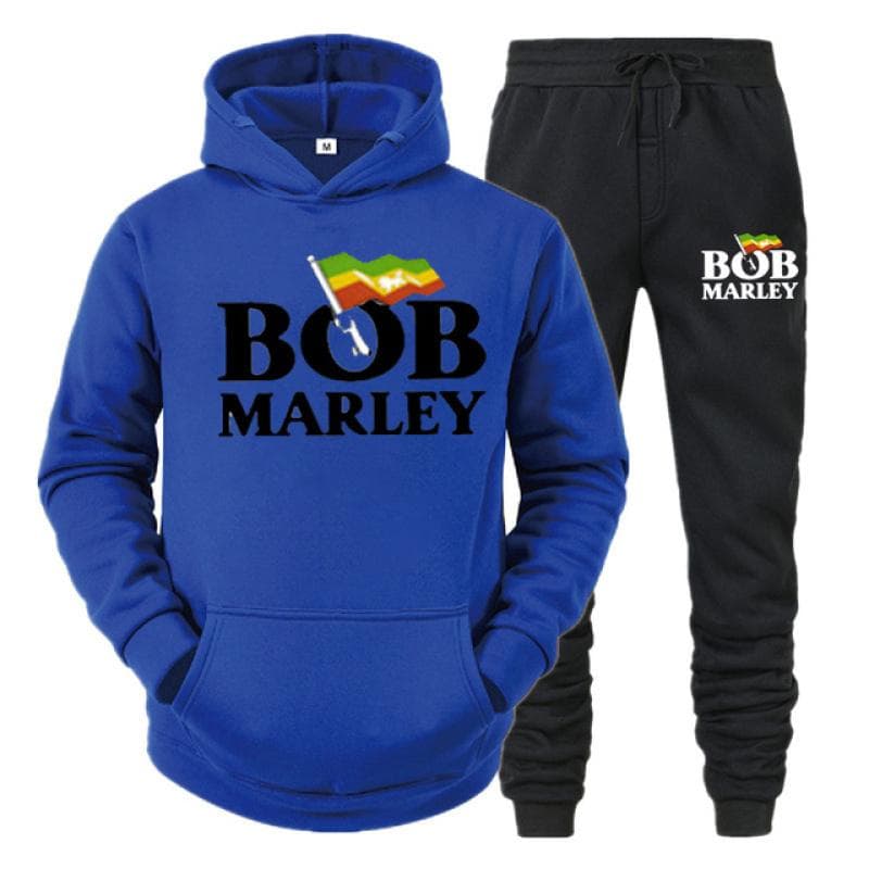 Bob Marley Printed Fashion Men Women Tracksuit Casual Hoodie And Pants 2pcs Sets Oversized Pullover Trend Sweatsuit Men Clothing XXXL