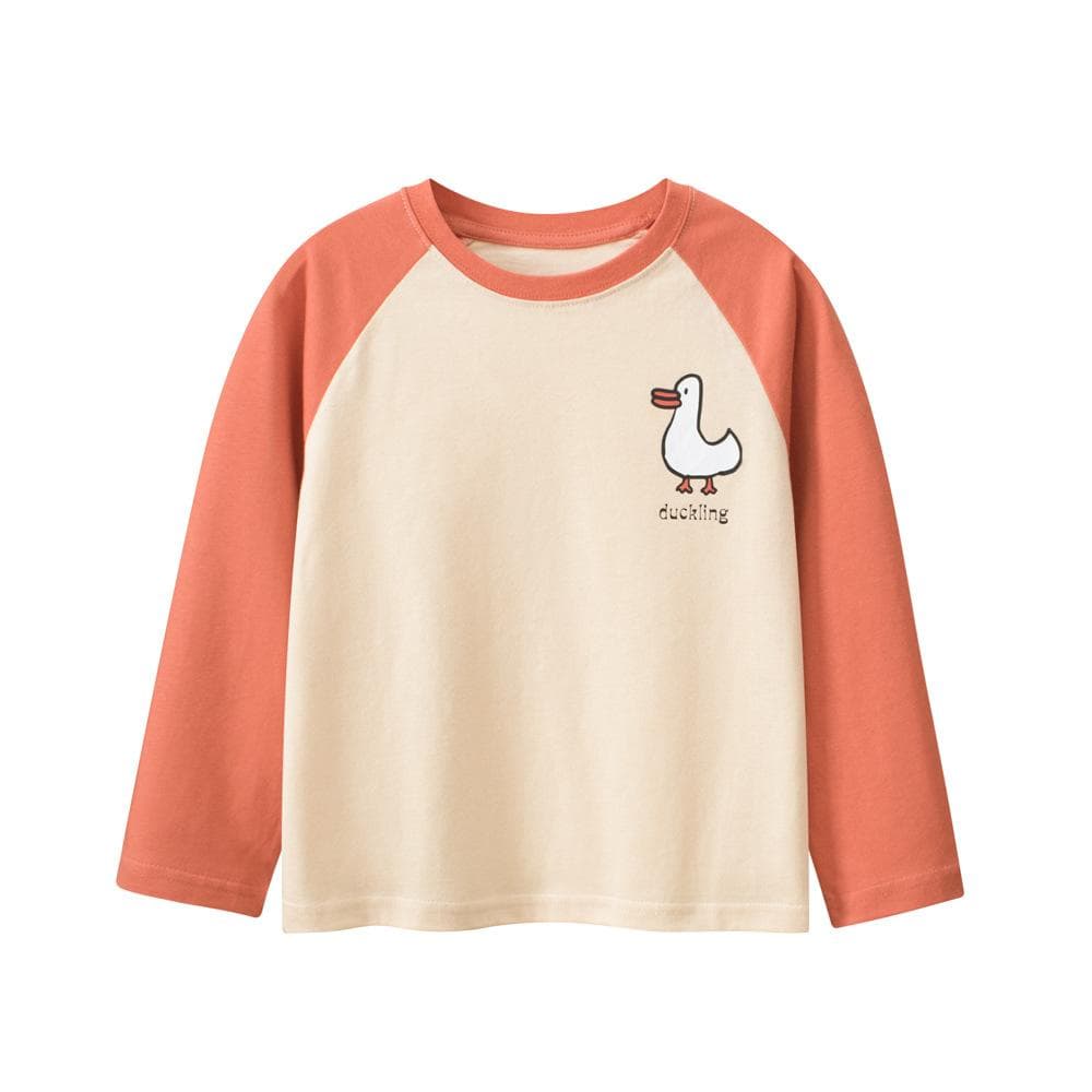 Children's Clothing, Girls' Long-sleeved T-shirts, Spring New Children's Bottoming Shirts for Men 170cm