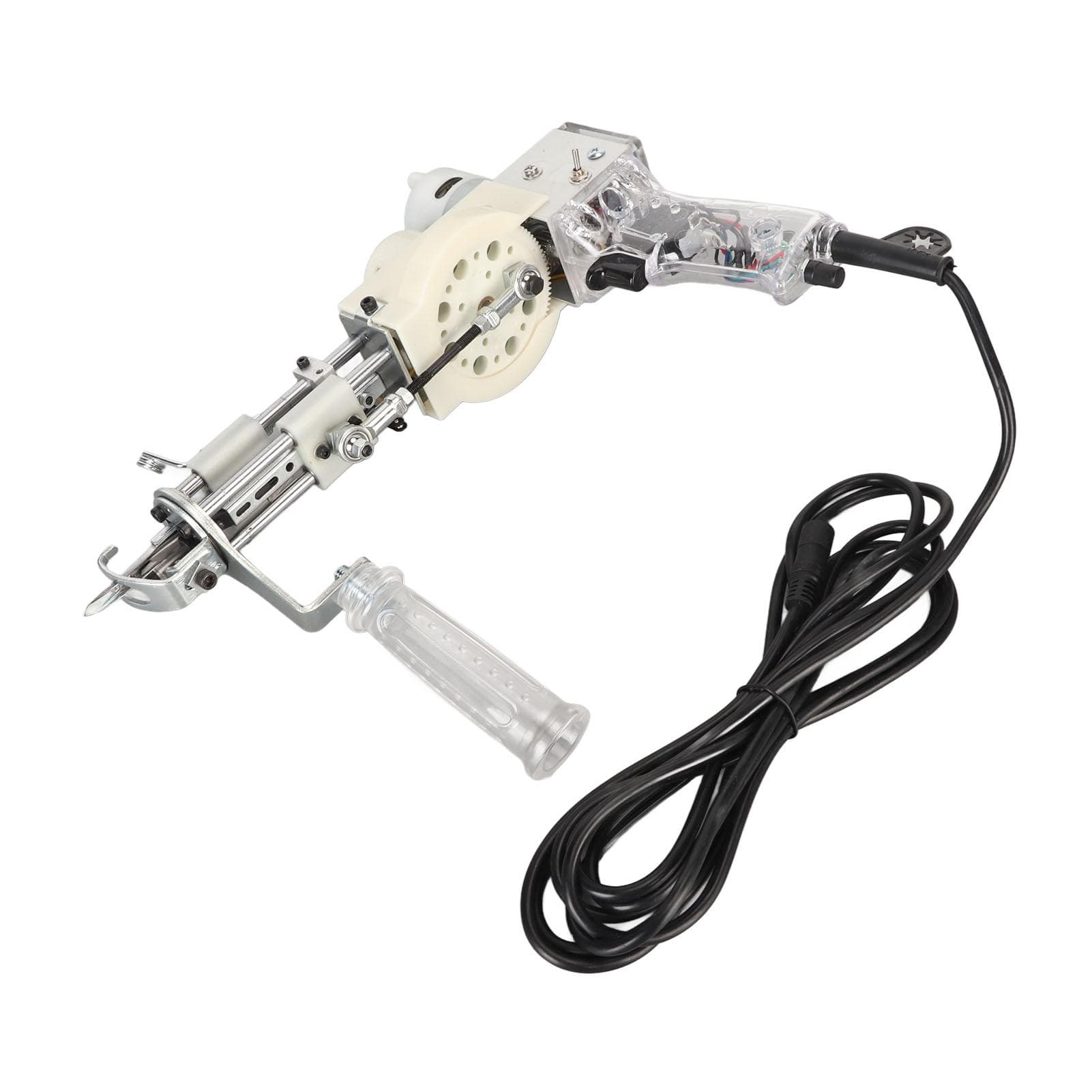 2 in 1 Rug Tufting Machine DIY 40 Stitches Per Second Electric Carpet Gun Machine with 360 Degree US Plug