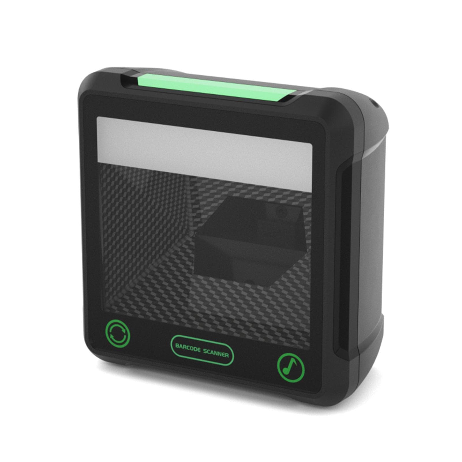 X21 2D 1D Barcode Scanner Omnidirectional Desktop Bar Code Scanner Hands-Free Automatic Barcode black