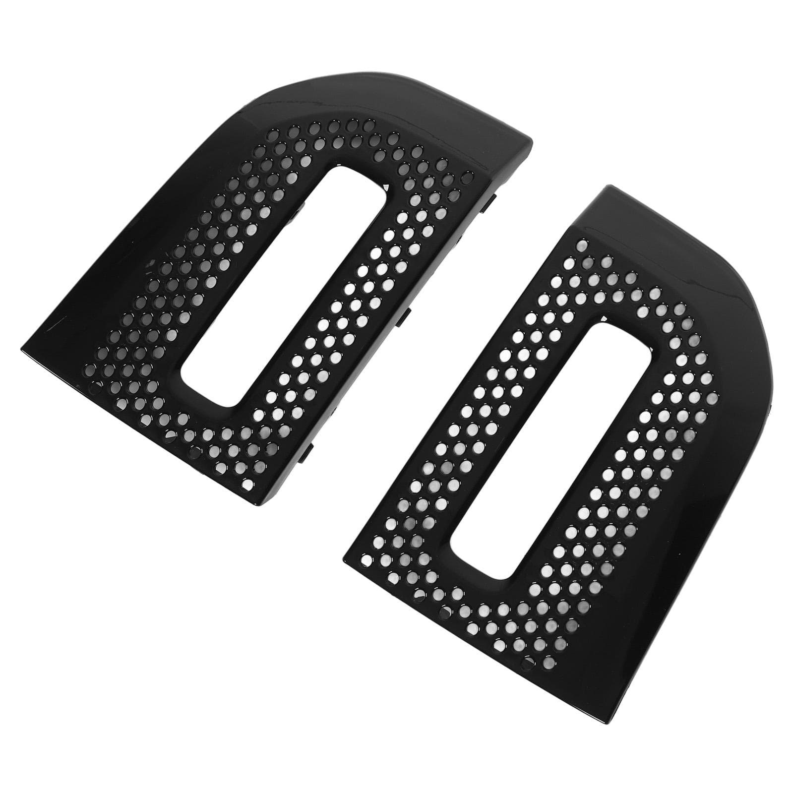 Gloss Black Fog Light Grille Cover Trim Bezel LR129432 Replacement for Land Rover Defender 90 110