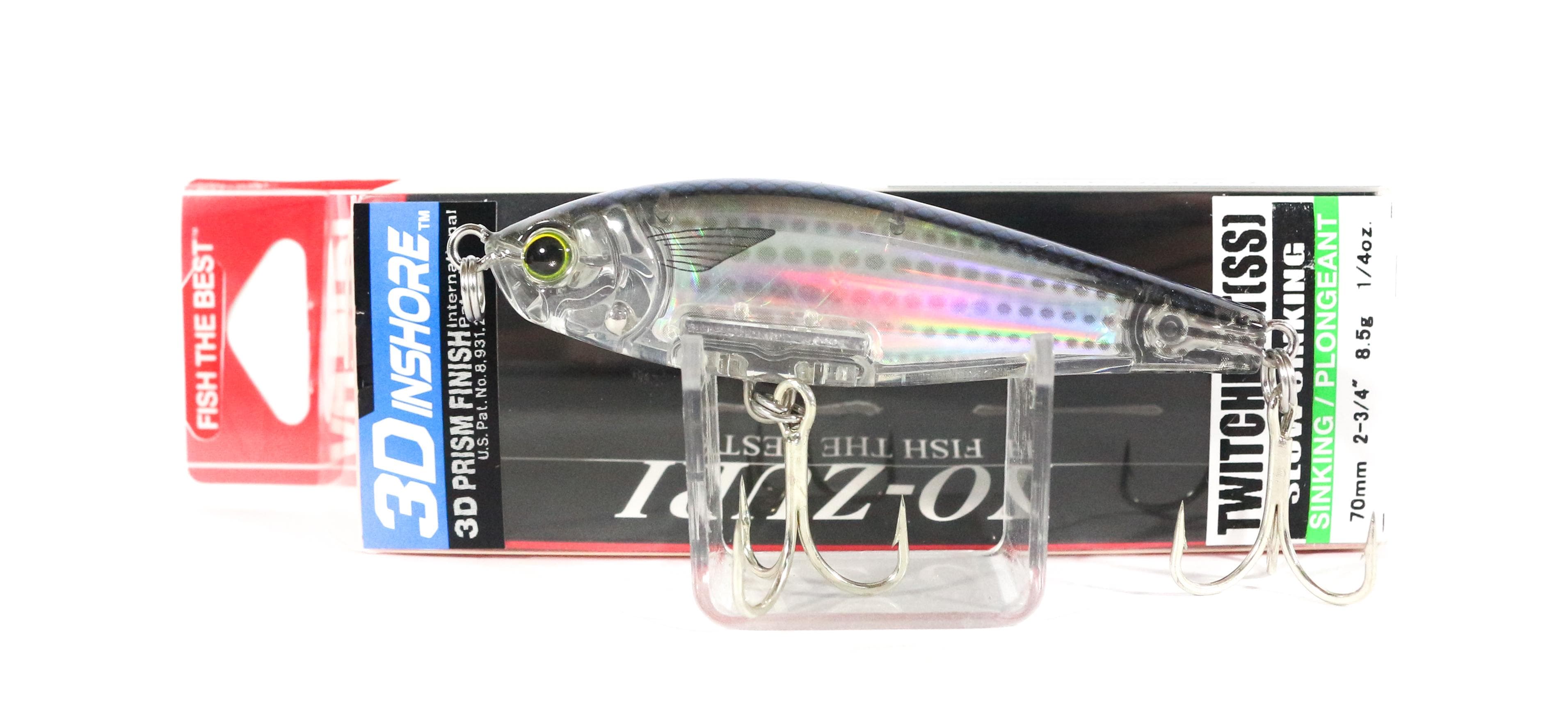 Yo Zuri Duel 3D Inshore Twitchbait 70SS Slow Sinking Lure R1207-HMT (7012)