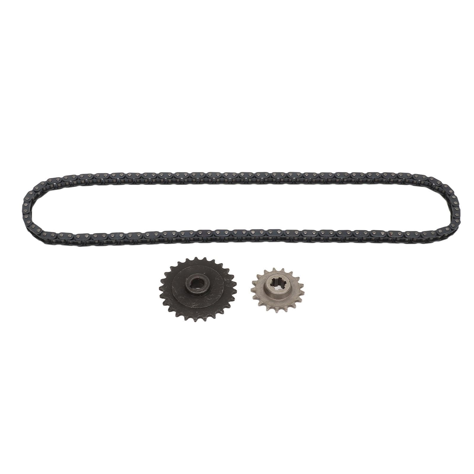 T8F 17T Front Sprocket with T8F Rear Sprocket T8F 116 Link Chain for Ty Rod 33cc 43cc 49cc Go Kart
