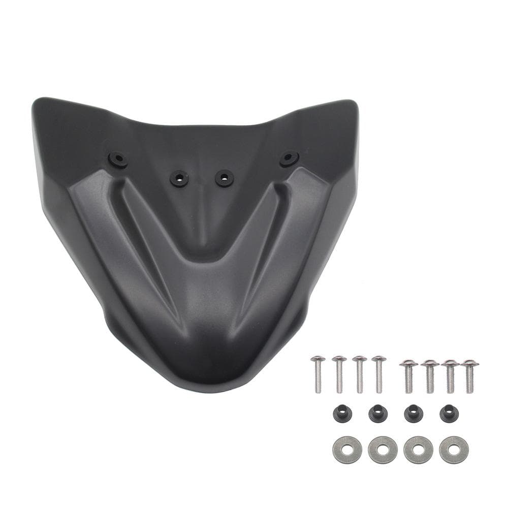 Motorcycle Front Fenders Beak Fairing Wheel Upper Cover Hugger Cowl Extension Replacement for black