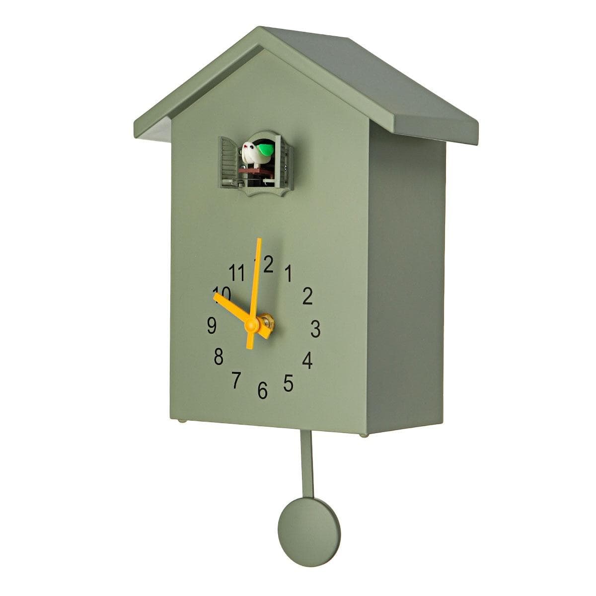 Cuckoo Quartz Wall Clock Modern Bird Home Living Room Hanging Watch Horologe Clocks Timer Office Home Decoration Gifts green