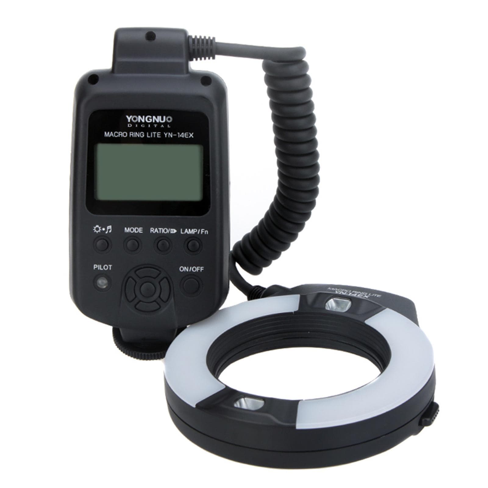 YONGNUO YN-14EX Macro Ring Flash Light Replacement for Canon EOS DSLR Camera black