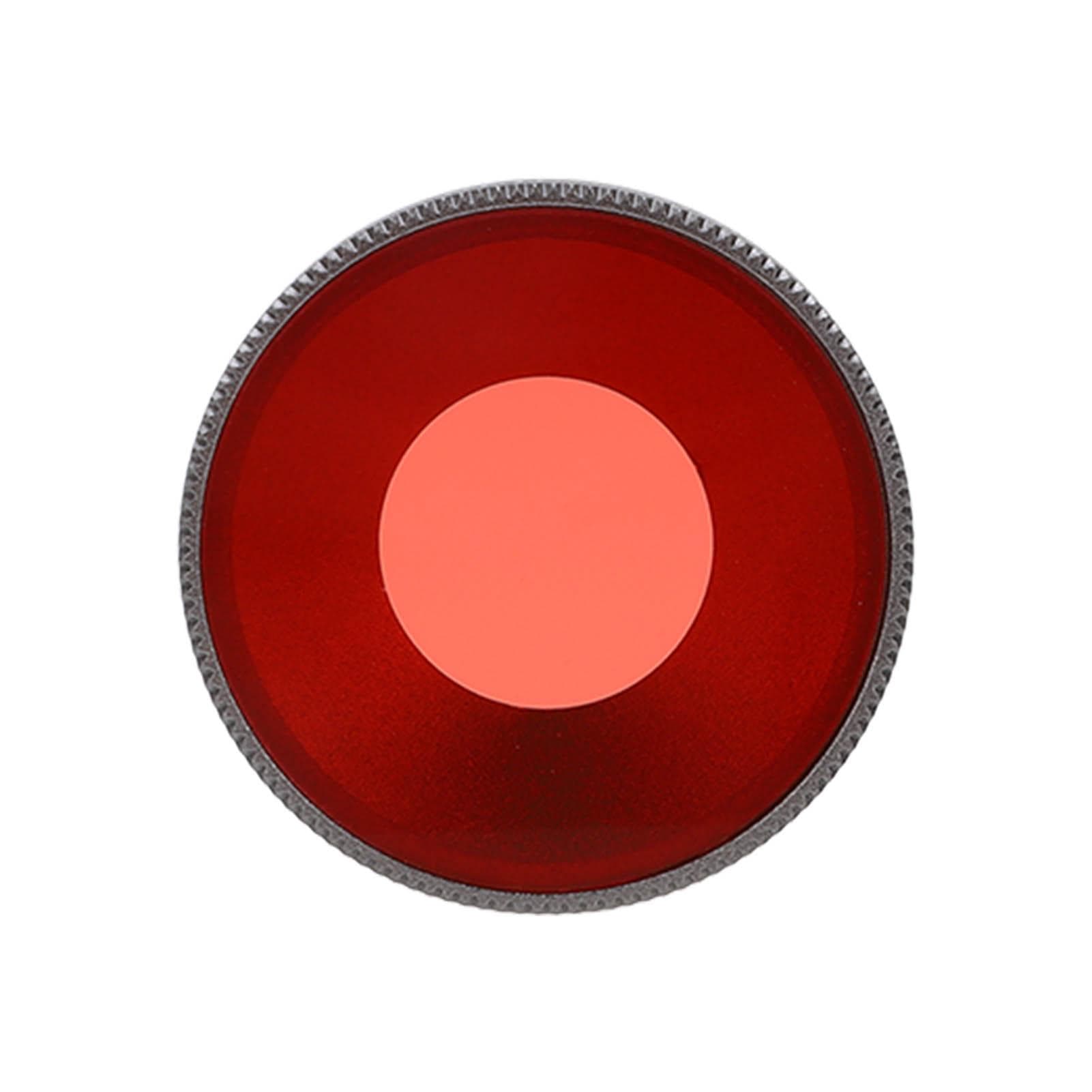 Camera Diving Filter Red Optical Glass with Storage Box Underwater Photographic Filter Lens for