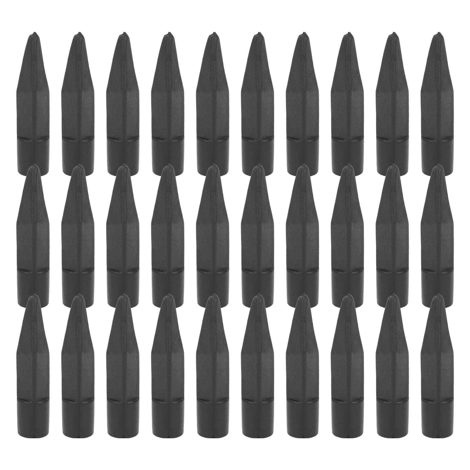 30pcs Rubber Soft Arrowhead Safety Arrows Tips for Outdoor Shooting Practice