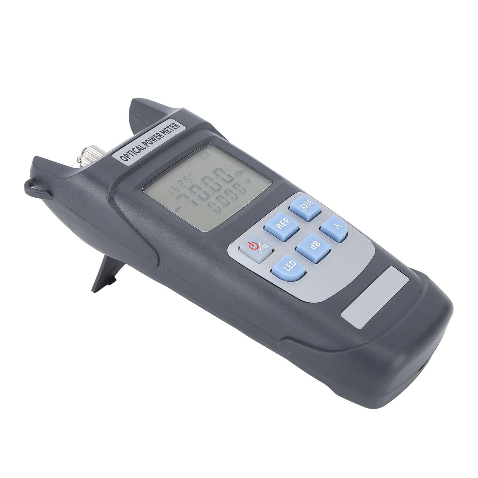 Optical Fiber Power Meter ?50 To +26dbm 10 Wavelengths 2.5mm Interface Fiber Optic Cable Tester