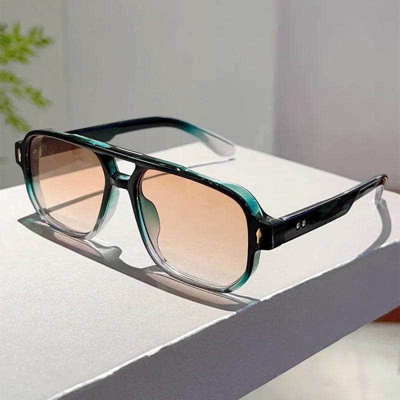 Men's New Ultra-lightweight Fashion Sunglasses Women's Outdoor UV400 Retro Anti-ultraviolet Driving Travel Essential Sun Glasses