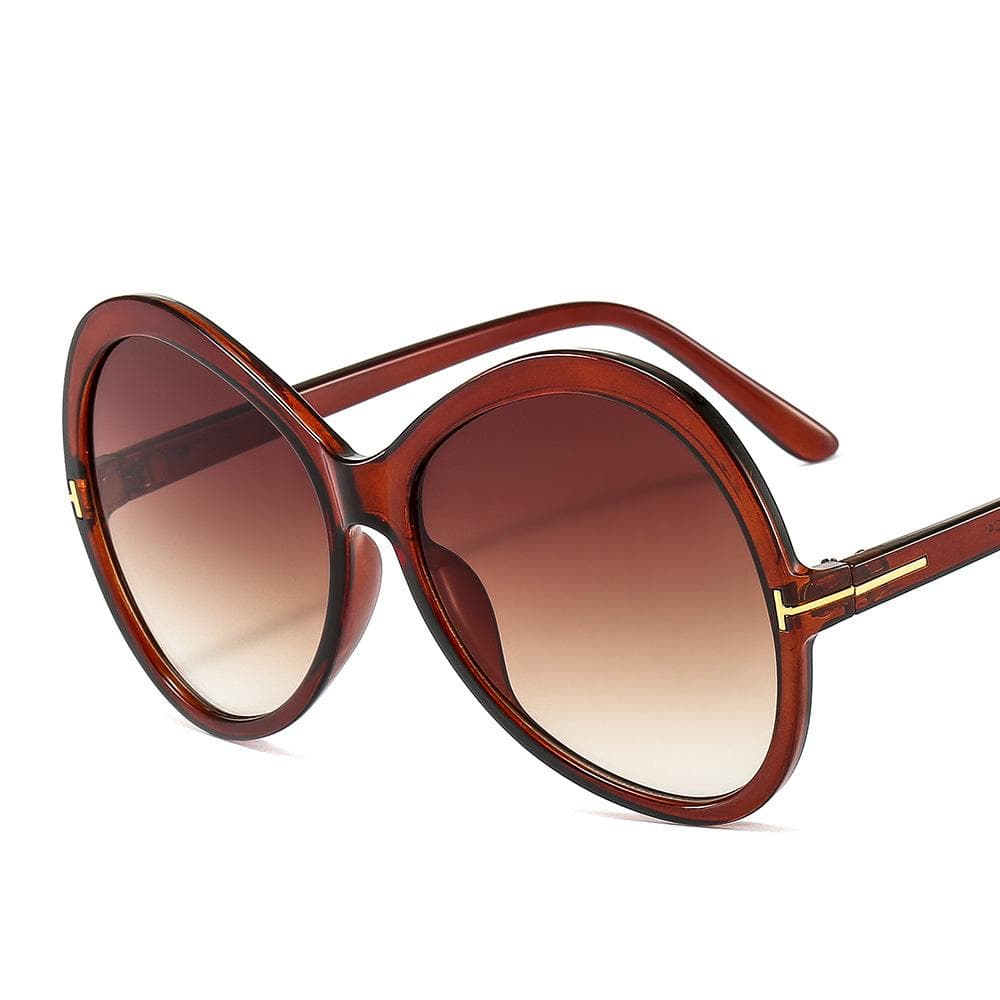 Trendy Oversized Butterfly Sunglasses Women Big Frame Cat Eye UV400 Sun Glasses Fashion Personality Shades