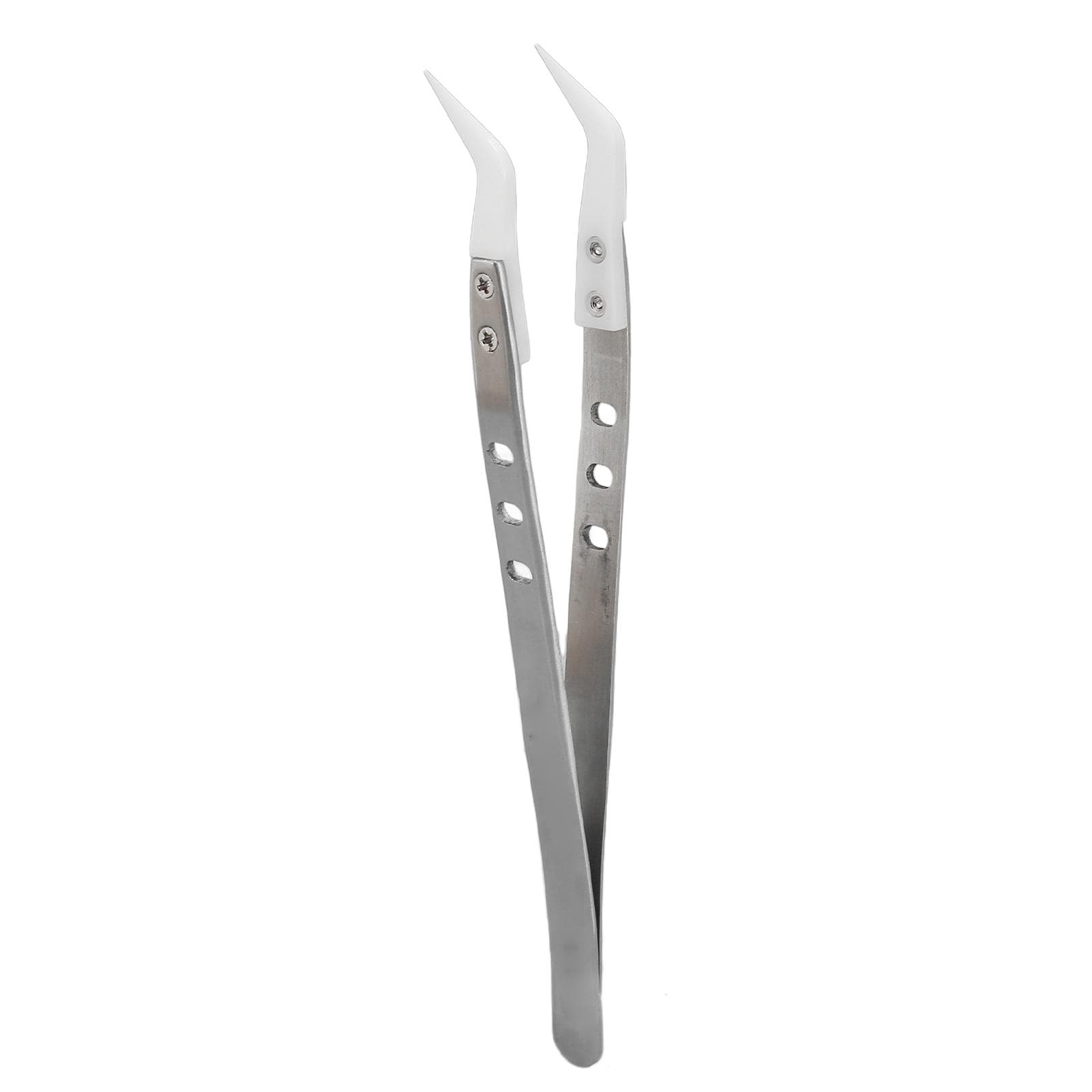 KGX TC002 Electrical Repair Tweezers Stainless Steel Insulation 3 Holes Professional Tweezers