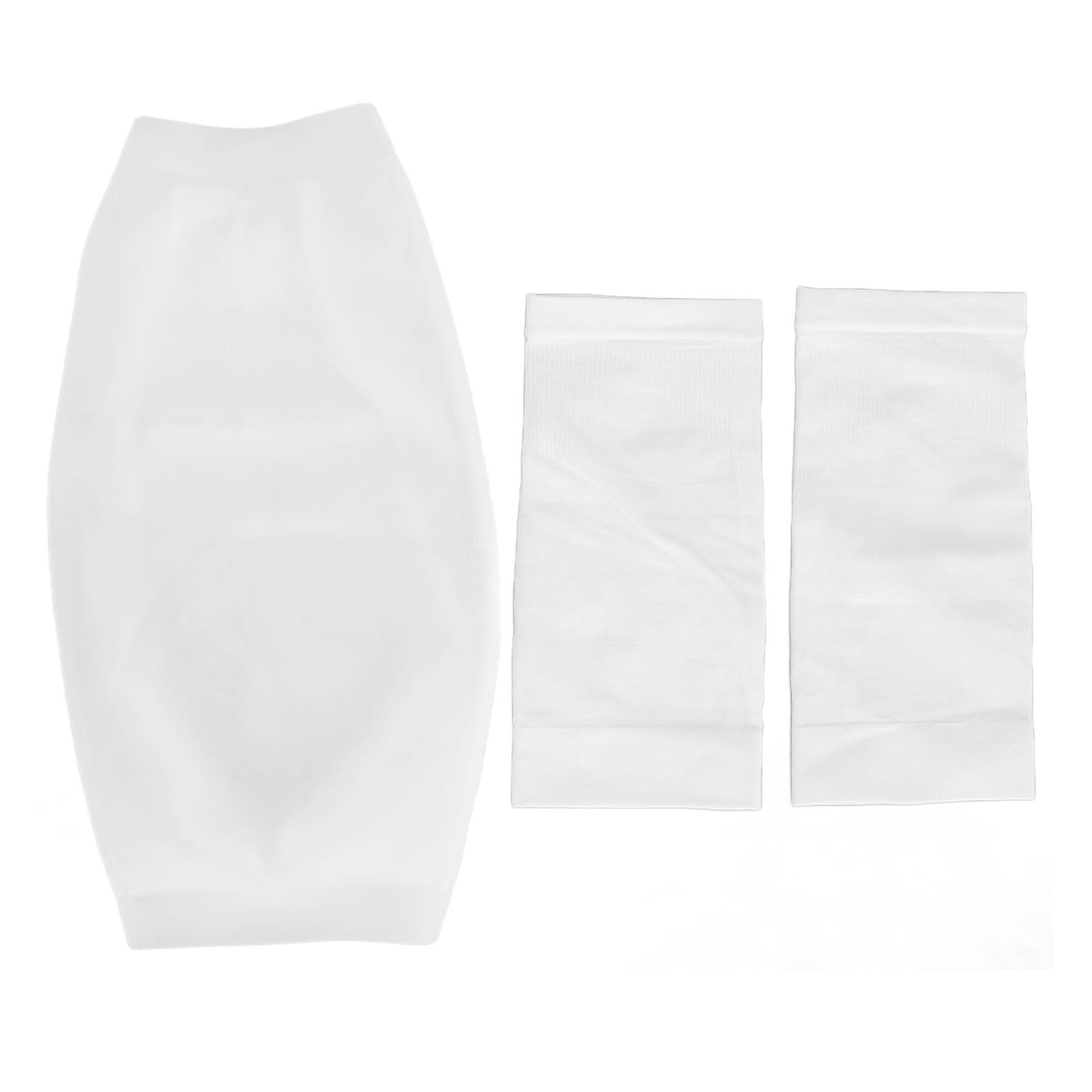 Upper Arm Cast Cover for Shower Waterproof Upper Arm Line Sleeve Protector Silicone Elbow Cast M(for 4-6.5kg)