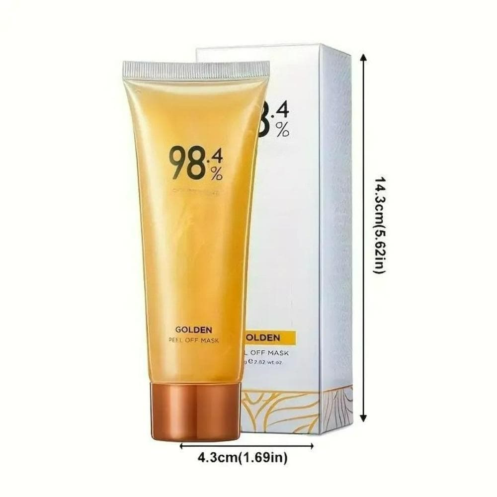 Gold Foil Peel-Off Mask Gold Foil Peel-Off Masque Firming Facial Mask for Rough Large Pores for Women Deep Cleansing Skin