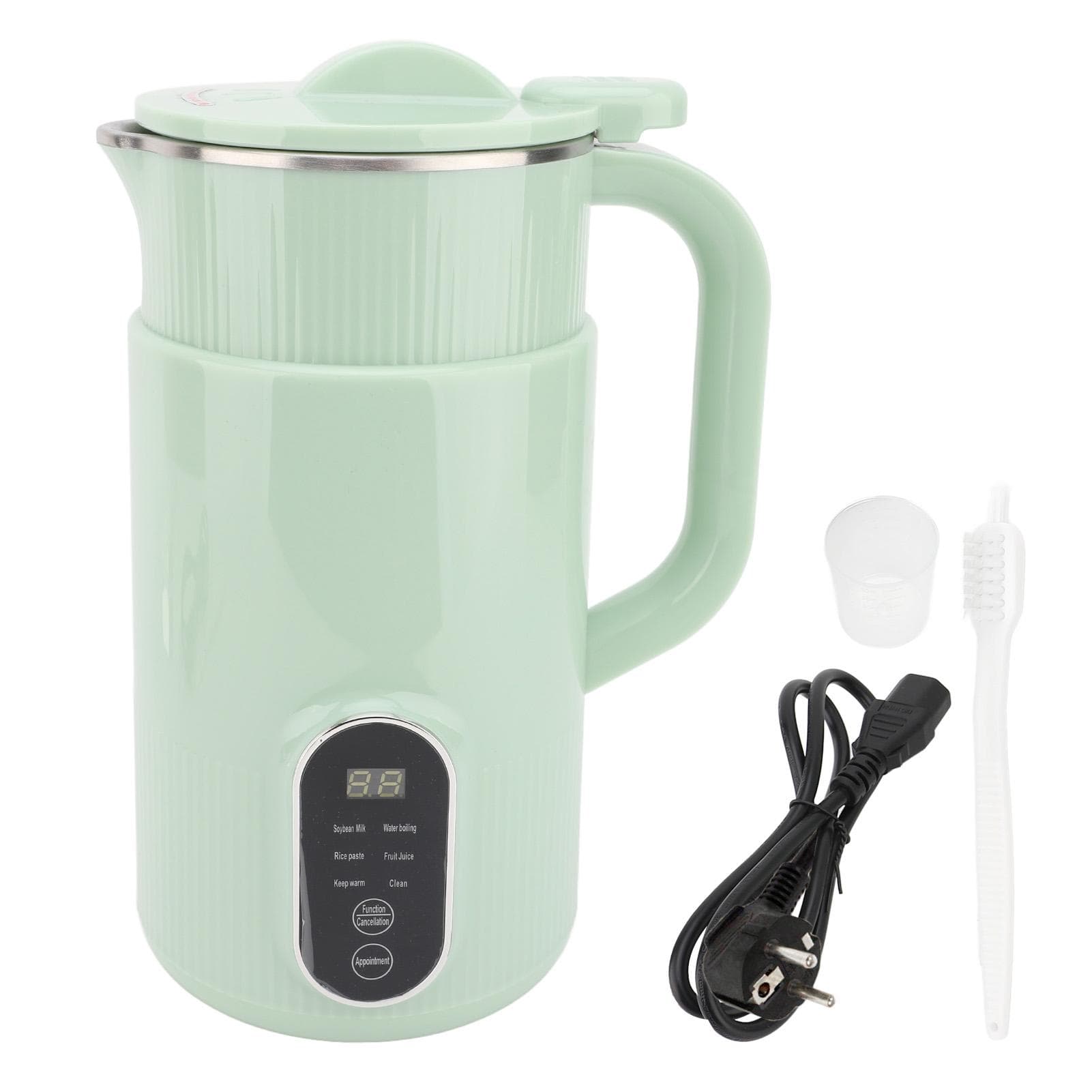 Nut Milk Maker X Shaped Stainless Steel Blades Easy to Use Low Noise Small Soybean Milk Machine L