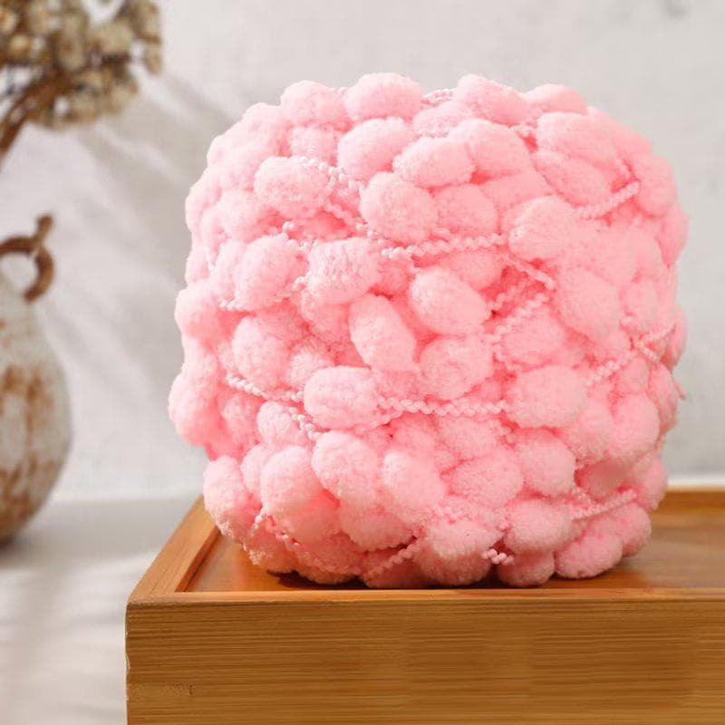 100g/roll Snowball Wool Colorful Thick Ball Yarn Rainbow Velvet Polyester Yarn